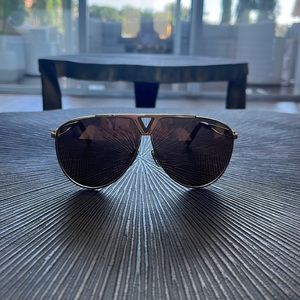 Authentic Louis Vuitton Tonca Mirror Gold Sunnies - worn gently, no box